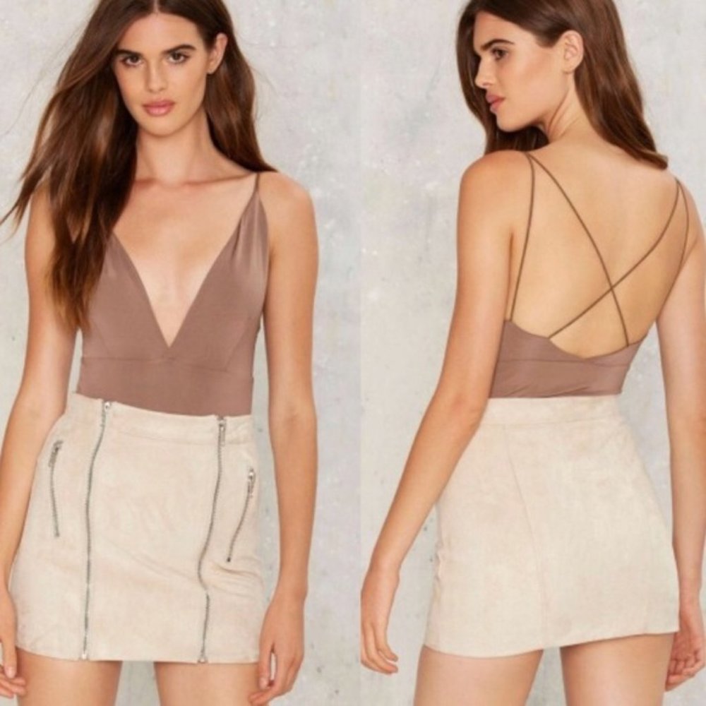 Makers of Dreams Tan Bodysuit